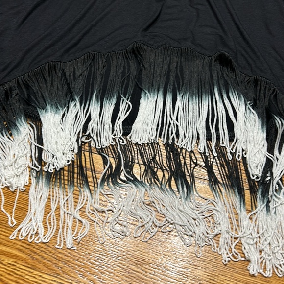 French Blue black batwing style top. Sequin detail. Size Small. New with tags. - Picture 5 of 11